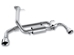 Borla Rear Section Exhaust System (Axle-Back) for '10-13 Mazda 3 Hatchback / Mazdaspeed 3 - 11786