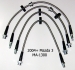 Techna-Fit Stainless Steel Braided Brake Lines for Mazda 6 - MA-1250